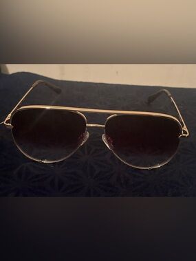 Quay HIGH KEY Aviator Sunglasses